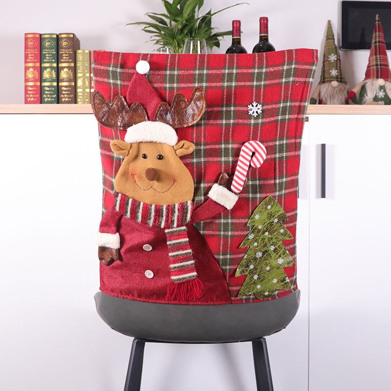 Christmas,Personalized,Creative Thickened Christmas Seat Cover - Home Decor